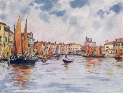 Chioggia door Mortimer Ludington Menpes